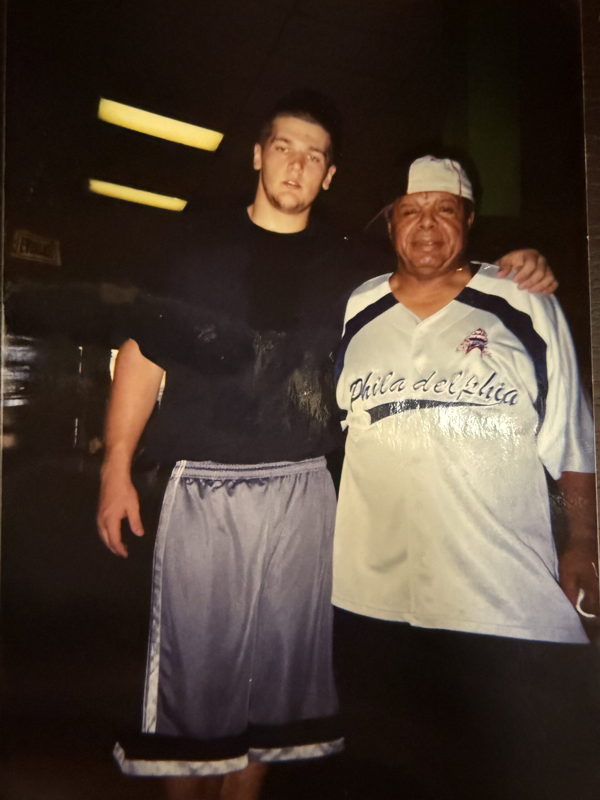 A teenage Nicholas Loncar at Frazier's Gym