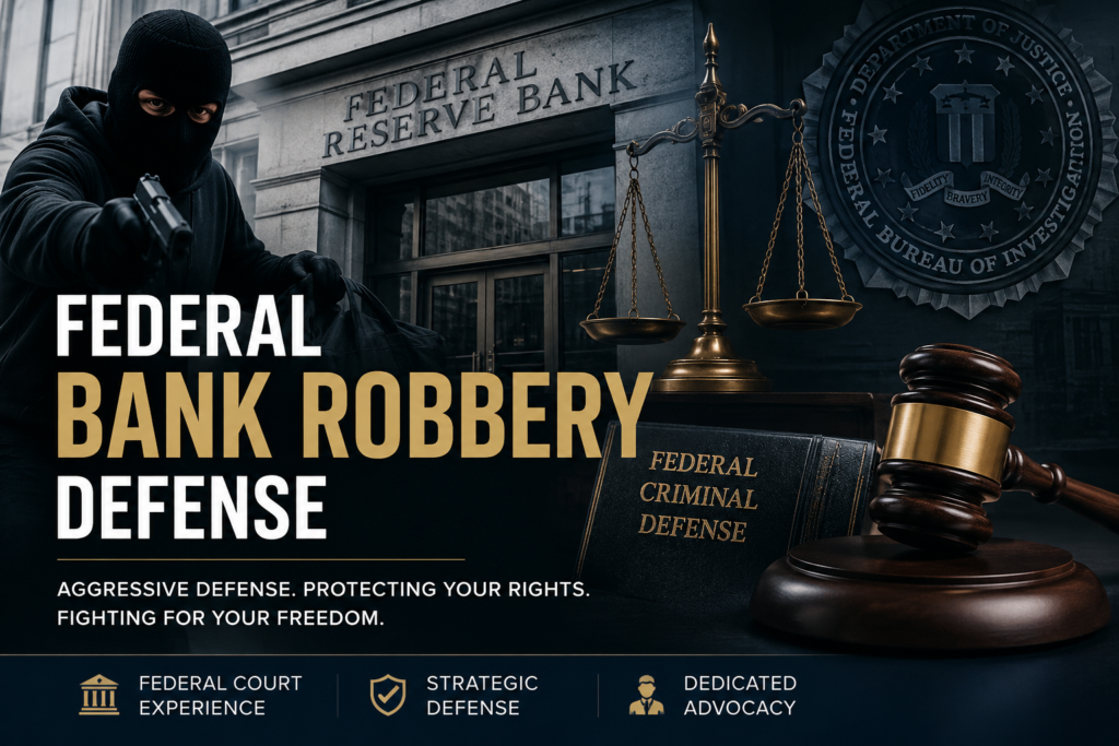 Federal Bank Robbery Defense Lawyer