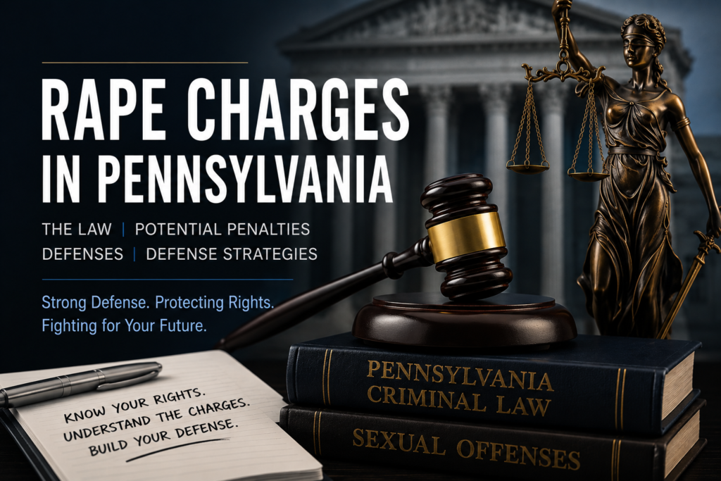 PA Rape Defense Lawyer Rape Charges Defense Attorney Philadelphia