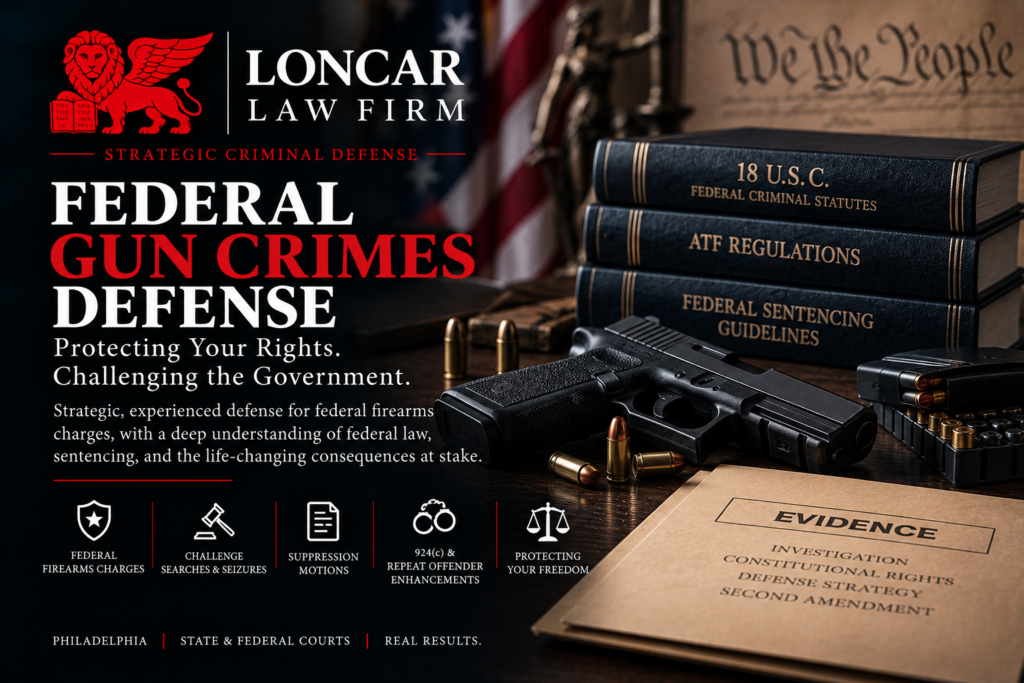 Philadelphia Federal Gun Crimes Defense Lawyer