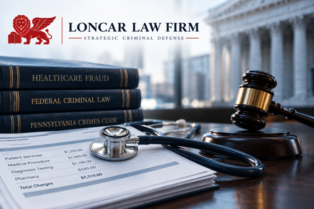Loncar Law Firm Legal Medical Desk Healthcare Fraud Defense Lawyer